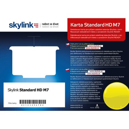 KARTA SKYLINK STANDARD HD M7 (IR), ROZBALENO