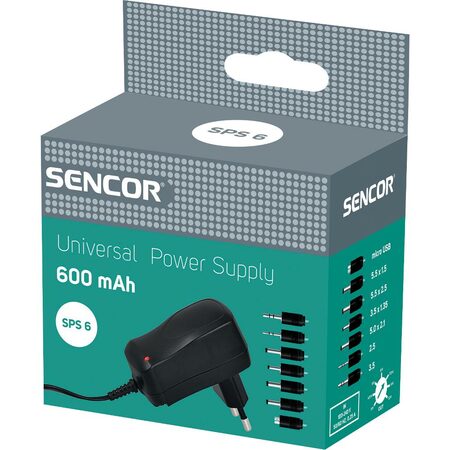 SPS 6 Zdroj Stab. 600 mAh Univ. SENCOR