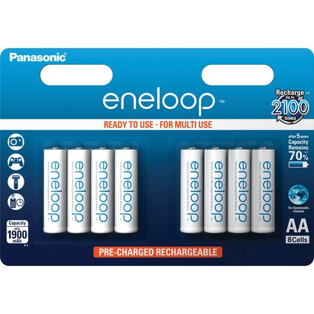 Panasonic Eneloop AA 8ks 3MCCE/8BE