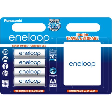 Panasonic Eneloop AA 4x + CASE 3MCCEC/4BE