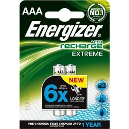 HR03 2BP AAA Ext NiMH 800mAh ENERGIZER