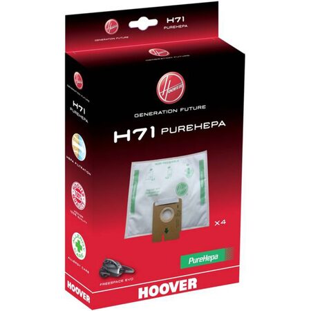 Sáčky do vysavače Hoover H71 Freespace EVO 4ks, PureHepa