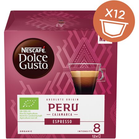 Nescafé Dolce Gusto Peru Cajamarca Espresso kávové kapsle 12 ks