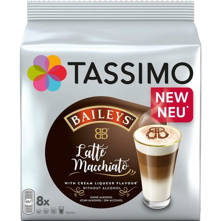 TASSIMO LATTE MAC. BAILEYS JACOBS KRÖN.