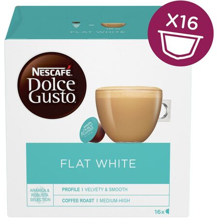 Nescafé Dolce Gusto Flat White kávové kapsle 16 ks