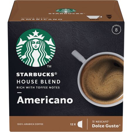 STARBUCKS MEDIUM HOUSE BLEND 12Kaps.102g