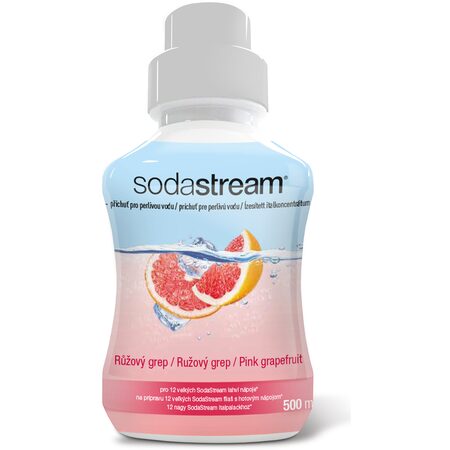 SODASTREAM Příchuť RŮŽOVÝ GREP SODA 500 ml