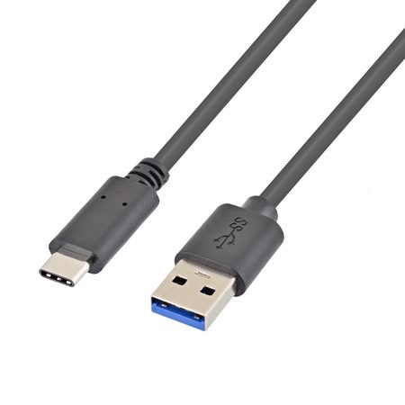 Propojovací kabel USB 3.0 A (M) / USB-C 3.1 (M), 1m, černý