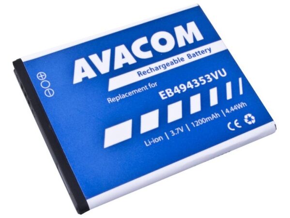 Baterie Avacom pro Samsung Galaxy Mini, Li-Ion 1200mAh (náhrada EB494353VU) (GSSA5570S1200A)