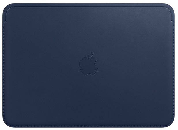 Pouzdro Apple Leather Sleeve pro MacBook 12 - půlnočně modrý