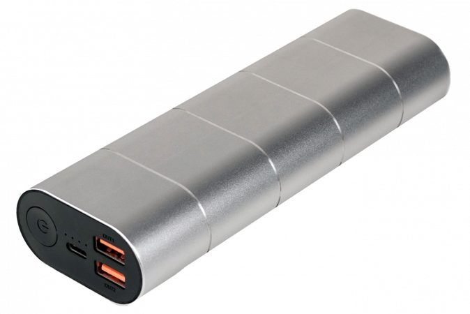 Powerbank Verbatim 20000 mAh, USB-C PD, QC 3.0 - stříbrná