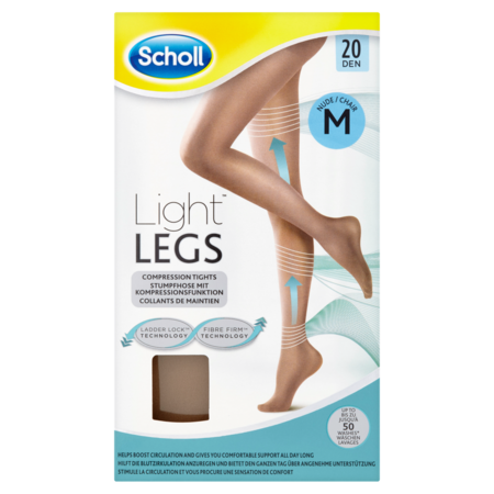 Scholl Kompresní punčochové kalhoty tělové 20 DEN Light LEGS M