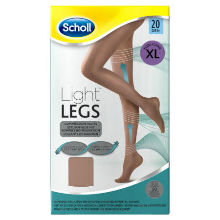 Scholl Kompresní punčochové kalhoty tělové 20 DEN Light LEGS XL