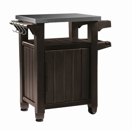 Grilovací stolek Keter UNITY 105L stůl hnědý 230410