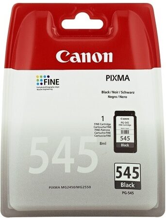 Inkoustová náplň Canon PG-545, 180 stran, originální - černá (8287B001)