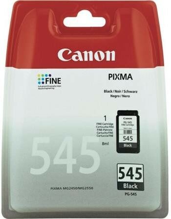 Inkoustová náplň Canon PG-545, 180 stran, originální - černá (8287B001)