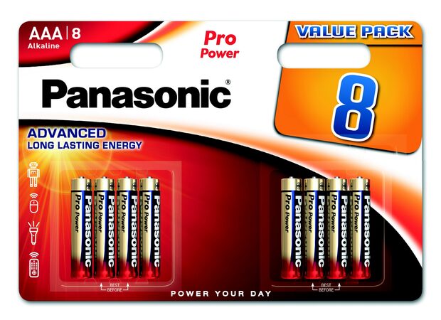 Panasonic LR03PPG/8BW Pro Power Gold