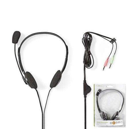 Nedis CHST100BK HEADSET sluchátka černá