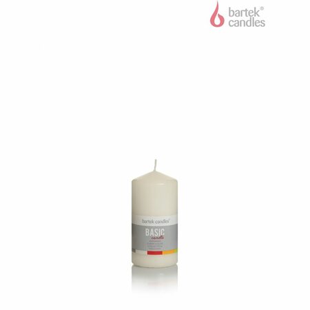 Bartek svíčka vosková BASIC válec 60x120mm 270g  bílá 0079