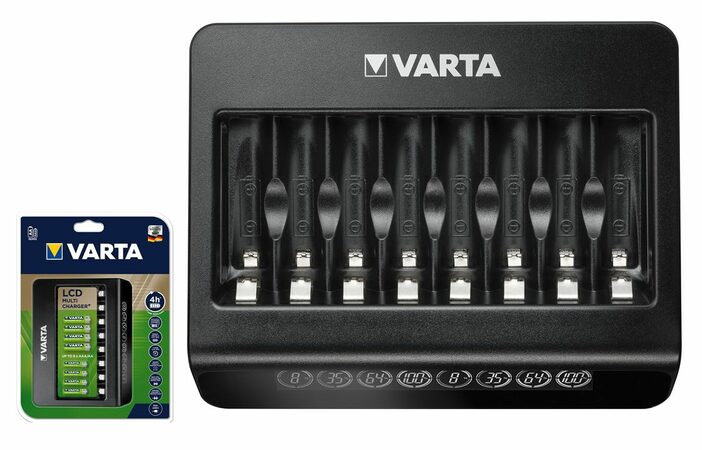 Varta 57681 1-8 AA/AAA nabíječka baterií s LCD