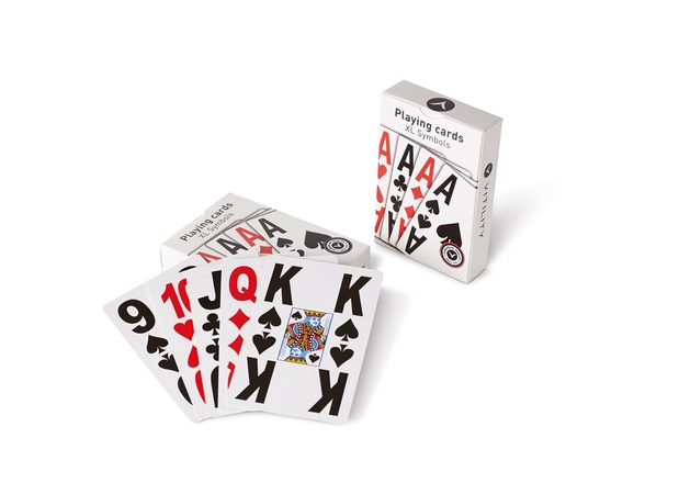Kanastové hrací karty s extra velkými symboly Vitility 70410060