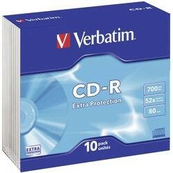 Disk Verbatim CD-R 700MB/80min Extra Protection, 52x, slim, 10ks