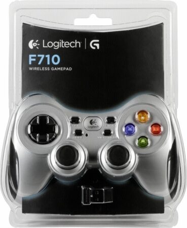 Gamepad Logitech F710 Wireless pro PC - stříbrný (940000145)