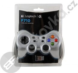 Gamepad Logitech F710 Wireless pro PC - stříbrný (940000145)
