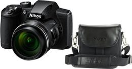 Fotoaparát Nikon Coolpix B600 + brašna, červený