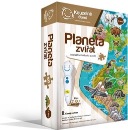 ALBI Kouzelné čtení Puzzle Planeta zvířat