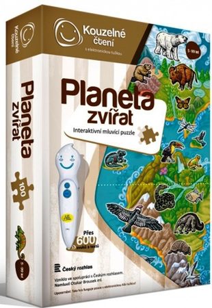 ALBI Kouzelné čtení Puzzle Planeta zvířat