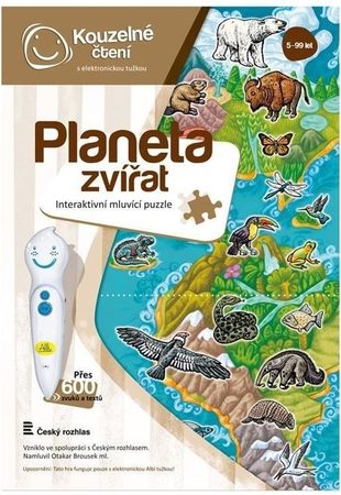 ALBI Kouzelné čtení Puzzle Planeta zvířat