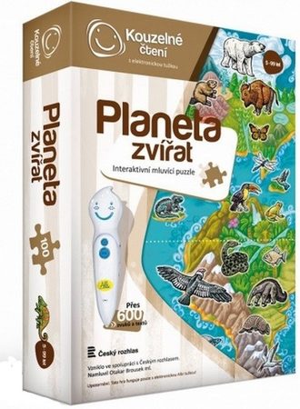 ALBI Kouzelné čtení Puzzle Planeta zvířat