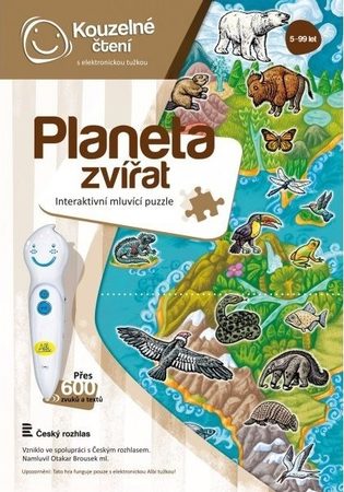 ALBI Kouzelné čtení Puzzle Planeta zvířat