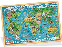 ALBI Kouzelné čtení Puzzle Planeta zvířat