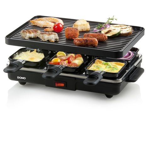 Raclette gril pro 6 - DOMO DO9188G, pro 6 osob, 800W