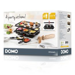 Raclette gril pro 6 - DOMO DO9188G, pro 6 osob, 800W