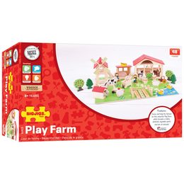 Bigjigs Toys Velká dřevěná farma - poškozený obal