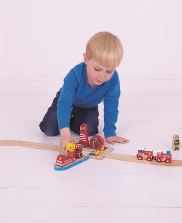 Bigjigs Rail Hasiči mořští záchranáři