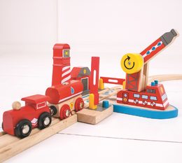 Bigjigs Rail Hasiči mořští záchranáři