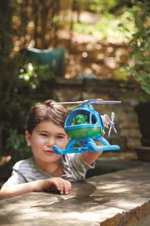 Green Toys Vrtulník modrý