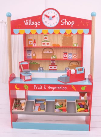 Bigjigs Toys Village dětský obchod