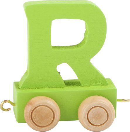 Legler Dřevěný vláček barevná abeceda písmeno R