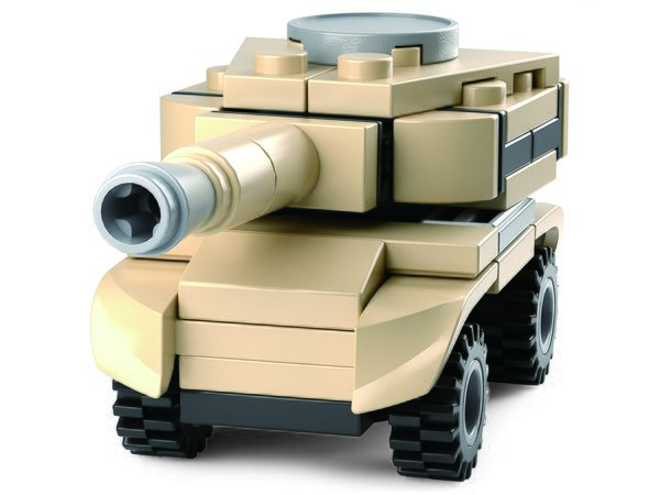 Sluban Builder M38-B05396D 4 Army 1ks Kolový tank