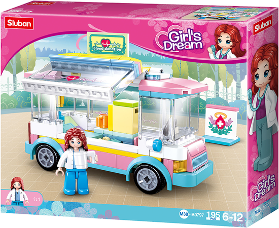 Sluban Girls Dream M38-B0797 Ambulance