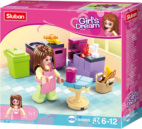 Sluban Girls Dream M38-B0800B Kuchyň