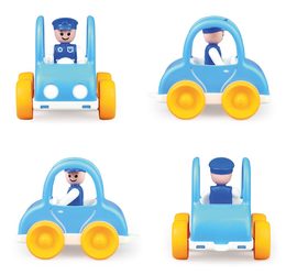 Lena My First Racers policejní auto, okrasná krabice