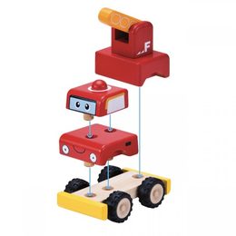Wonderworld Dřevěný mini hasičský vůz