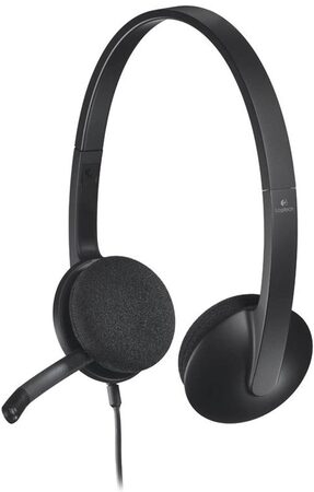 Headset Logitech H340 USB - černý (981000475)