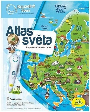 Kouzelné čtení ALBI Elektronická tužka + Atlas světa